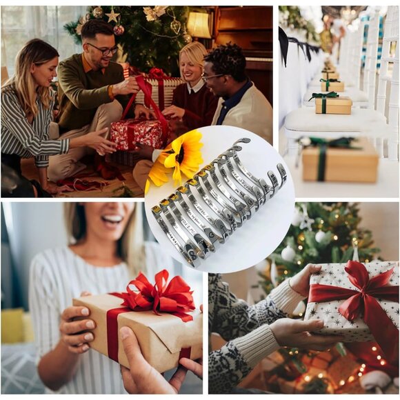 Inspirational Stainless Steel Cuff Bracelet for Women - Personalized Gift for Be - Picture 9 of 9